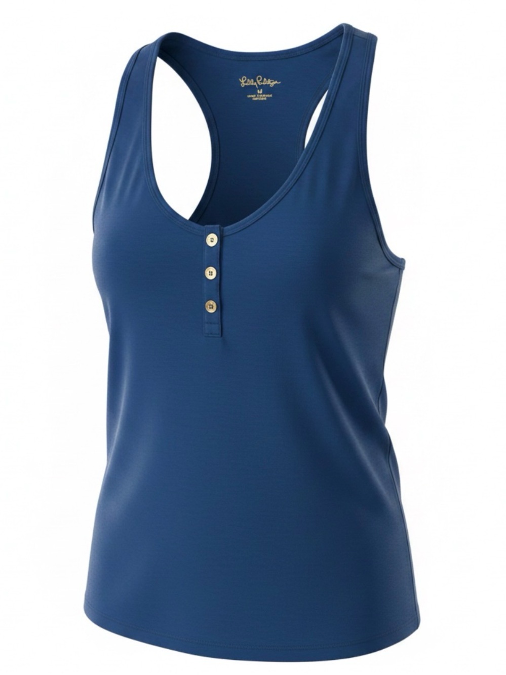 Lilly Pulitzer M Navy Racerback Sera Tank Top New with Tags